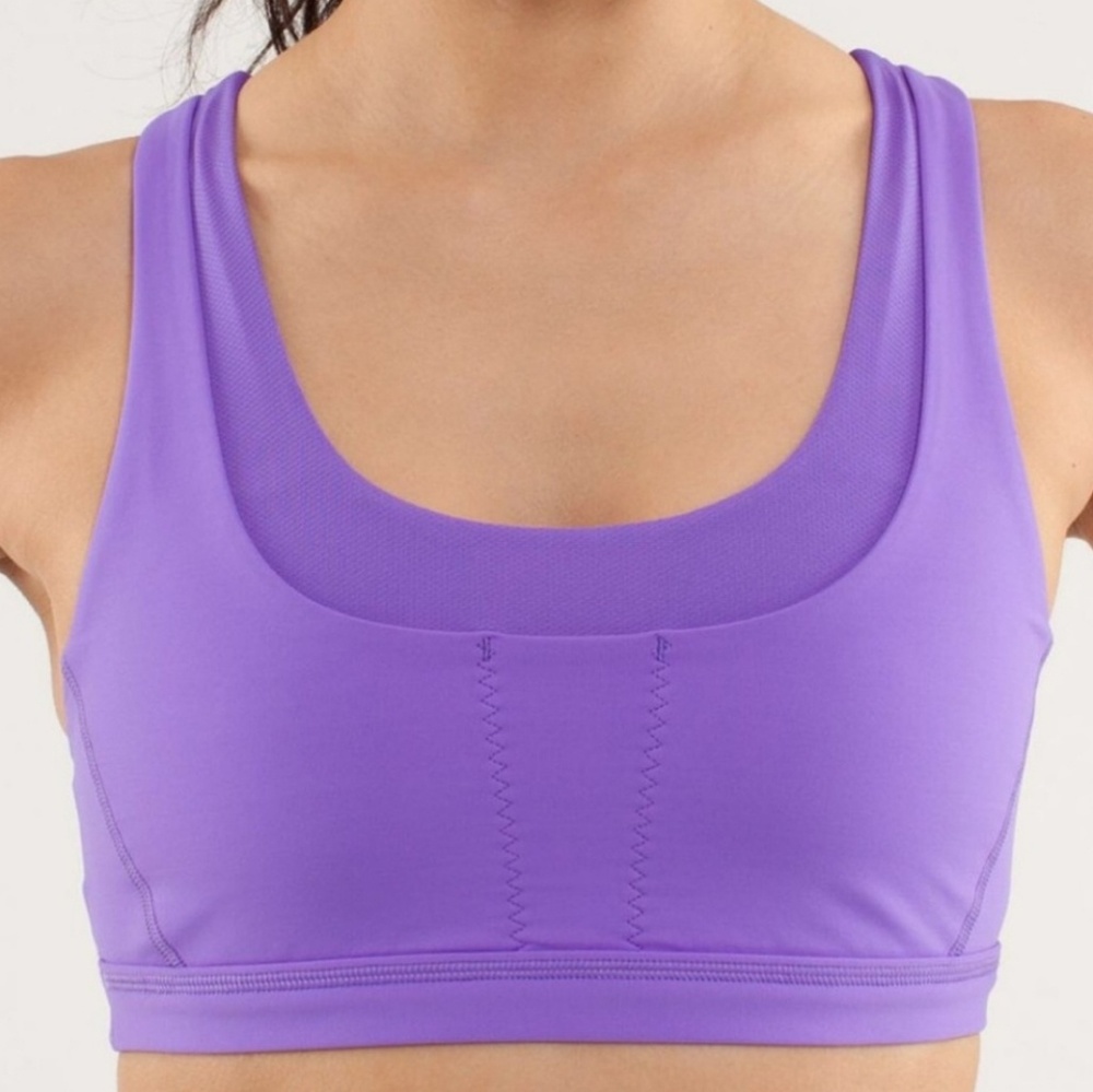 Lululemon Stuff Your Bra II Purple Sports Run 6